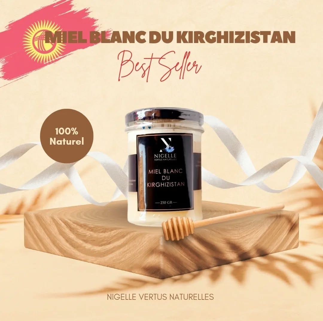 Miel blanc du Kirghizistan