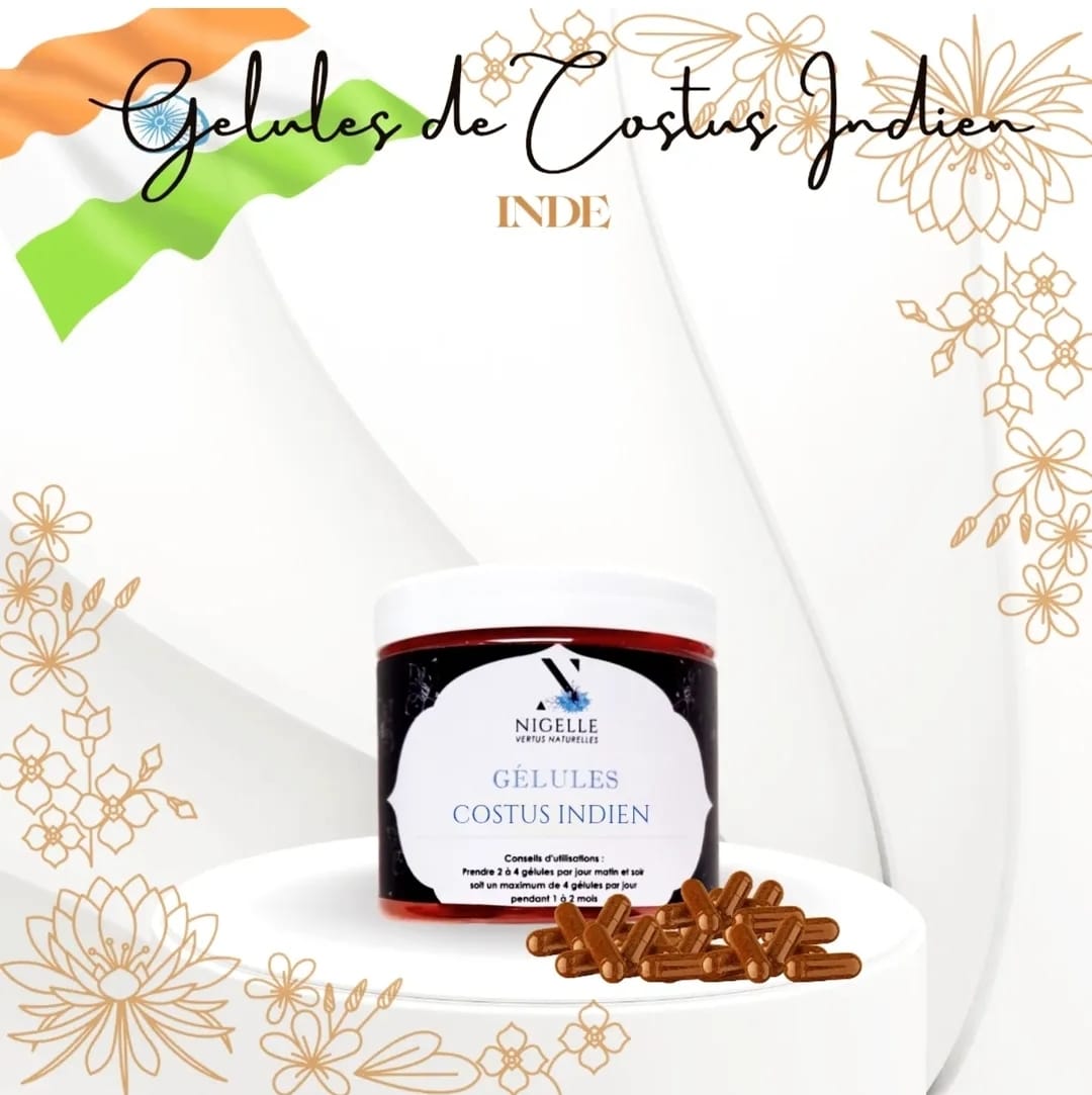 Gélules de costus indien