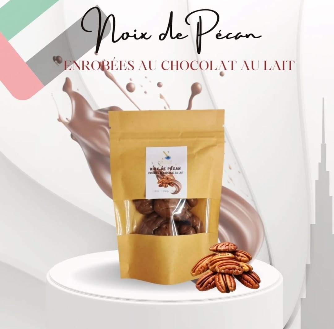 Noix de pécan enrobées de chocolat au lait
