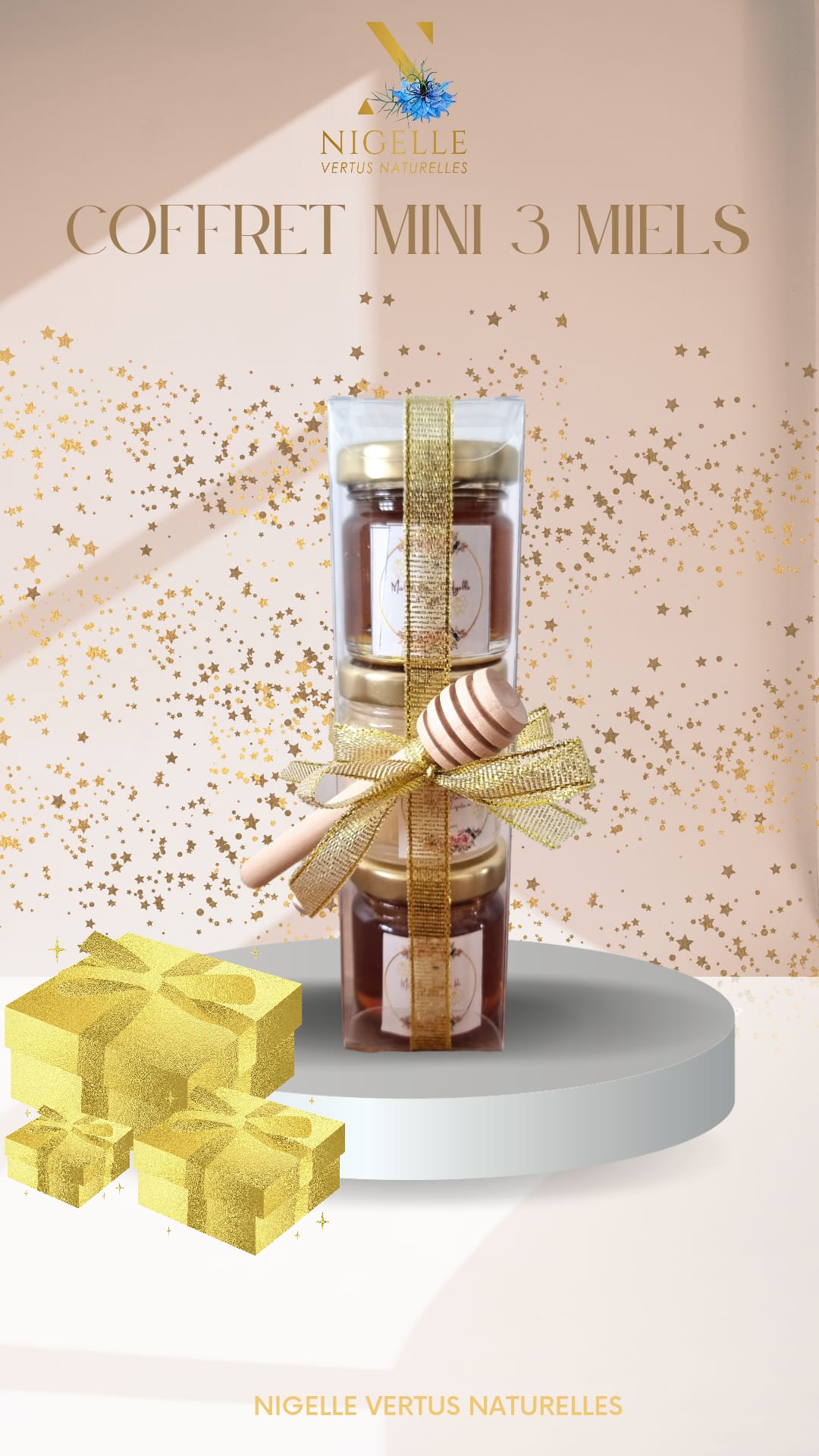 Coffret 3 mini miels